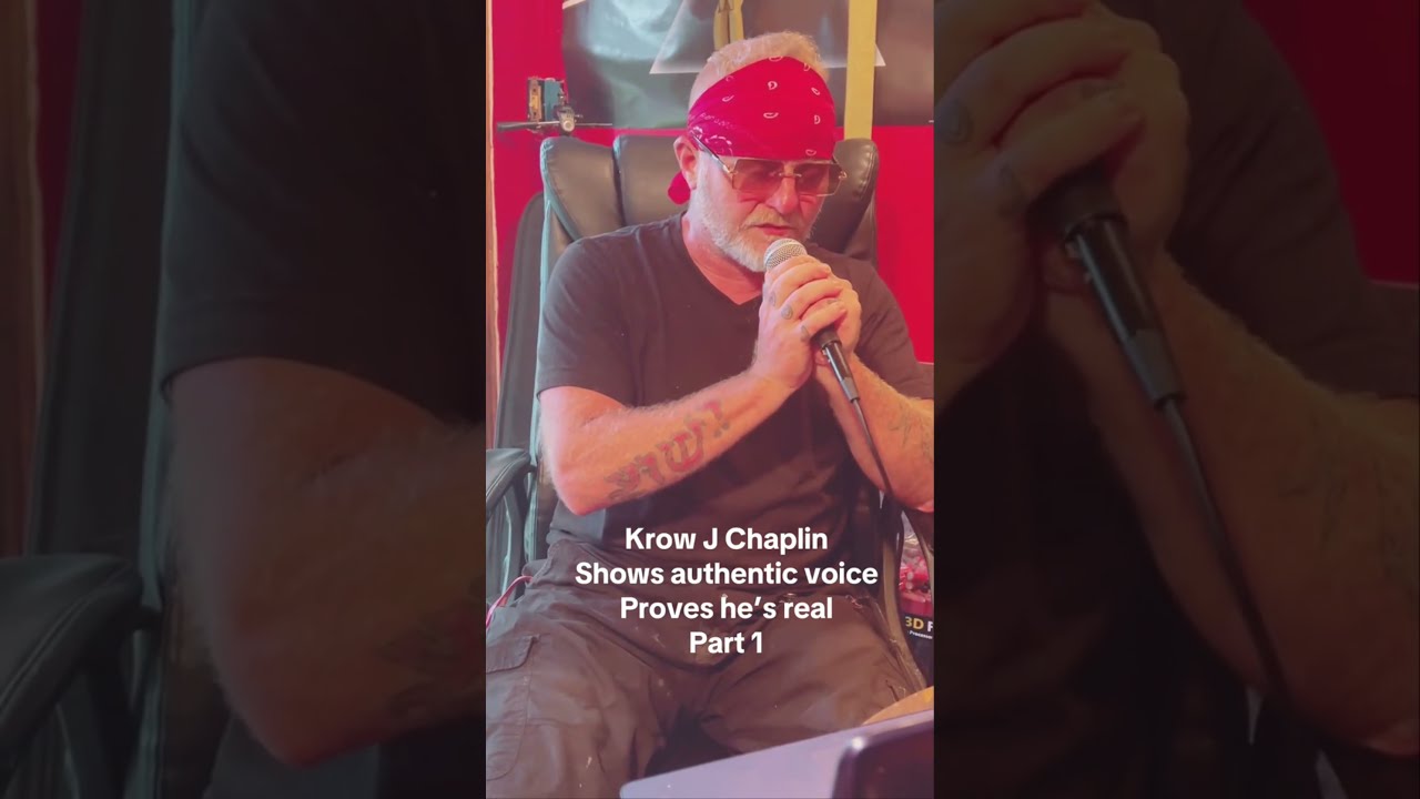 Krow J Chaplin Proves His Voice Is Authentic In This Video Does Not Use Autotune 