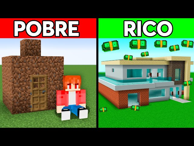 De POBRE a RICO en MINECRAFT ! 