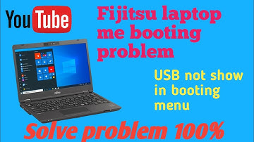 how to fix usb not found boot menu fujitsulifebook