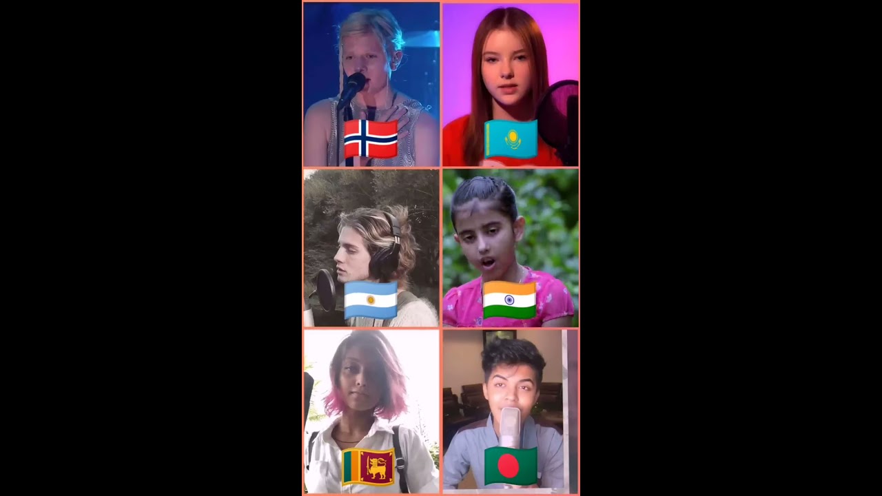 Runaway || Battle By - Aurora, Daneliya Tuleshova, LA RE, Anukriti, Yohani & Sahil Sanjan ||#shorts