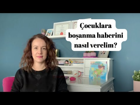 Çocuklara boşanma haberini