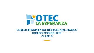 "Código 059" Herramientas de Excel Nivel Básico (19-05-2026)