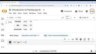 Pandas Lec 2.11 - Accessing data in Pandas DataFrame through Boolean Masking