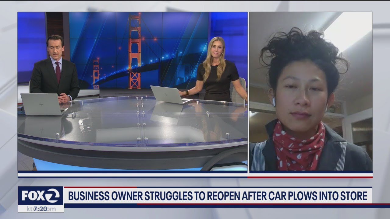 Oakland Business Owner Struggles to Reopen After Car Plows into Store