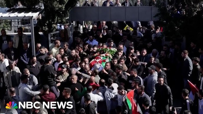 Funeral Held For A 17 Year Old Palestinian American Killed In West Bank