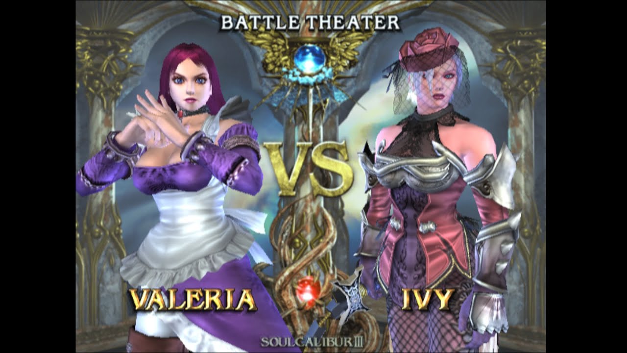 Soul Calibur III Battle Theater Valeria Vs Ivy - YouTube