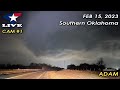 2/15/23 LIVE CAM 1 • Southern Oklahoma Evening Storms {Adam}