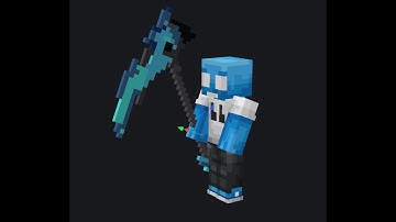 Making A Scythe In BlockBench (Time Lapse)