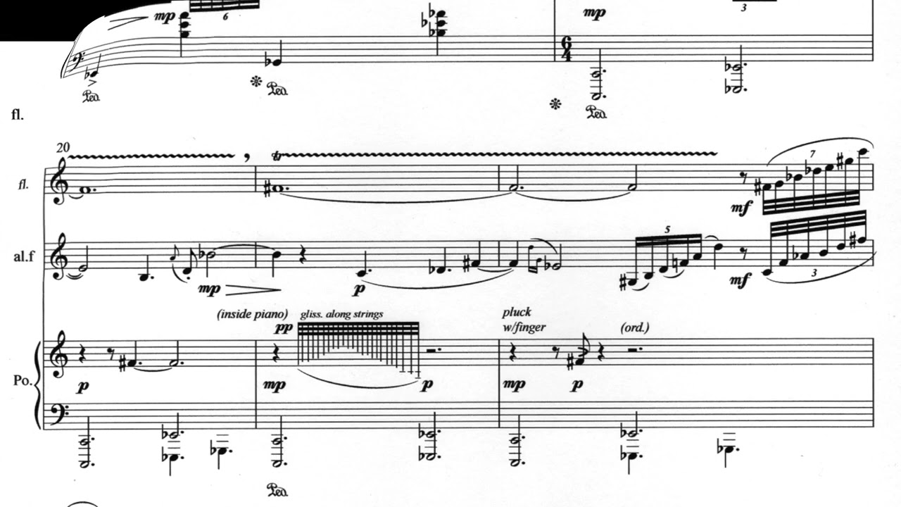 YouTube पर Gamma Leporis for flute, alto flute & piano by Michel Plourde देखें YouTube पर Gamma Leporis for flute, alto flute & piano by Michel Plourde देखें