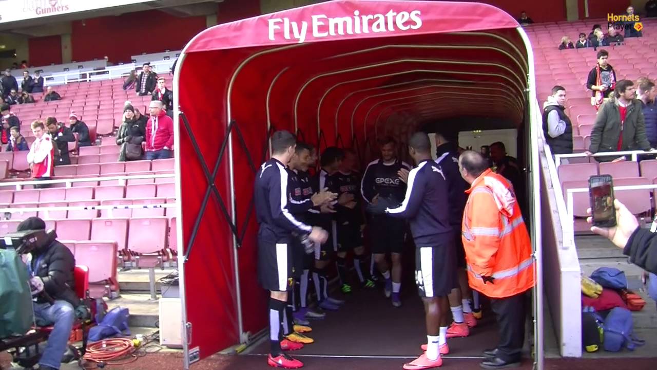 WELCOME BACK JOEL: Ekstrand Leads Hornets Out watford fc stadium
