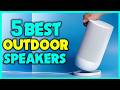✅Top 5 Best Outdoor Speakers Review - Water Proof Bluetooth Speaker Buying Guide