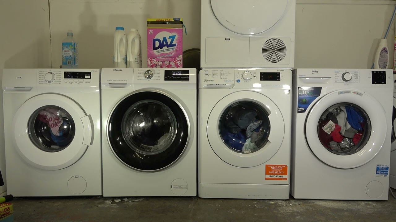 Wash Race - Beko EnergySpin vs. Indesit Innex vs. Hisense vs. Logik / Steam wash 40'c