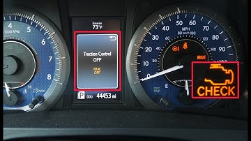 Fix Toyota Sienna Traction Control off and Check Engine light on