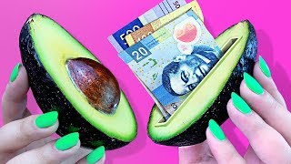 Esconde DINERO en un AGUACATE! 🥑Monederos Fáciles DIY screenshot 5