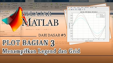 PLOT Bagian 3 🔥 - Menampilkan Legend dan Grid | EP5 - BELAJAR MATLAB DARI DASAR