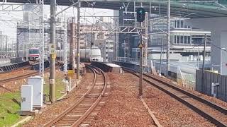 681系特急しらさぎ熱田折り返し回送列車尾頭橋2番線通過