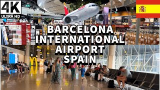 4K| Barcelona International Airport (BCN) Spain 🇪🇸 | Terminal 2 Departure Walking Tour 2023|