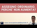 ASSEGNO IO  PERCHE' NON CRESCE?