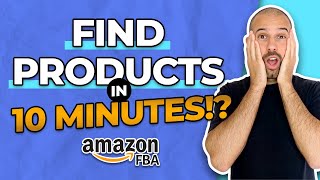 Super Quick Way To Find Amazon FBA Products | 100% FREE Method! screenshot 1