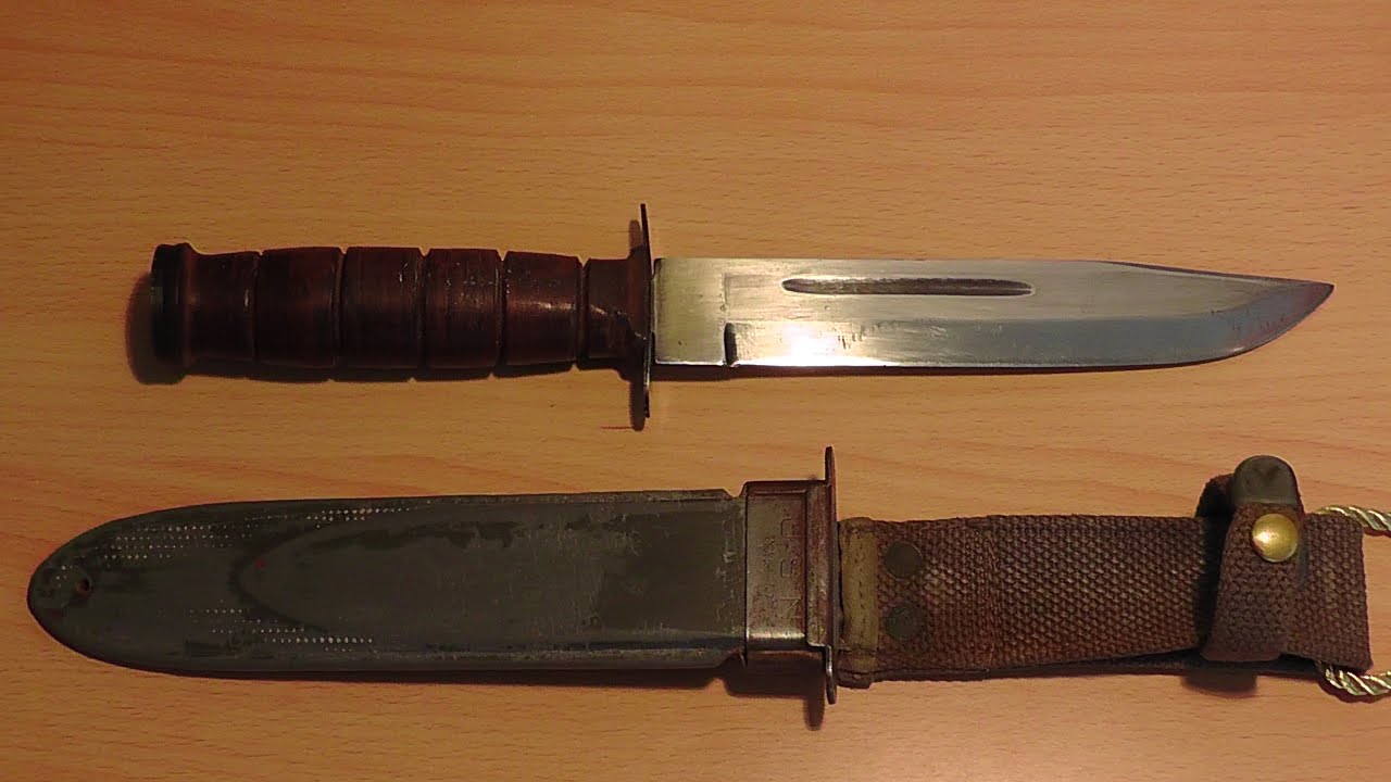 Нож КаБар и штык нож от АКМ - YouTube