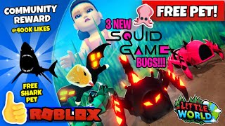 3 NEW *SQUID GAME* BUGS in Roblox Little World!!!
