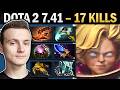 Invoker with 17 Kills and Fast Combo - Dota 7.41