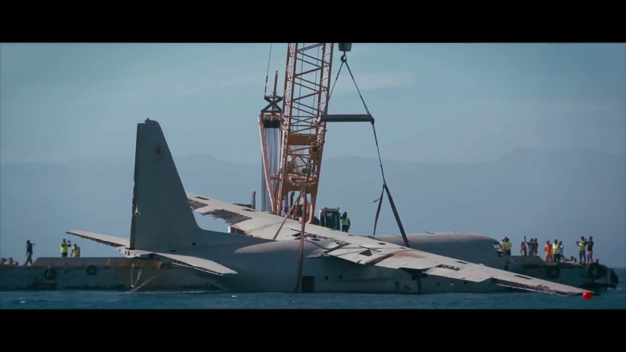 Dive wreck C 130 Hercules  in Aqaba, Jordan