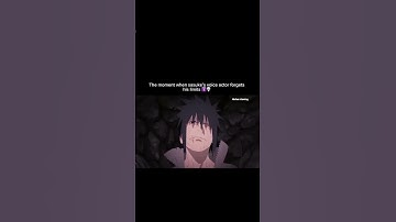 the moment when sasuke