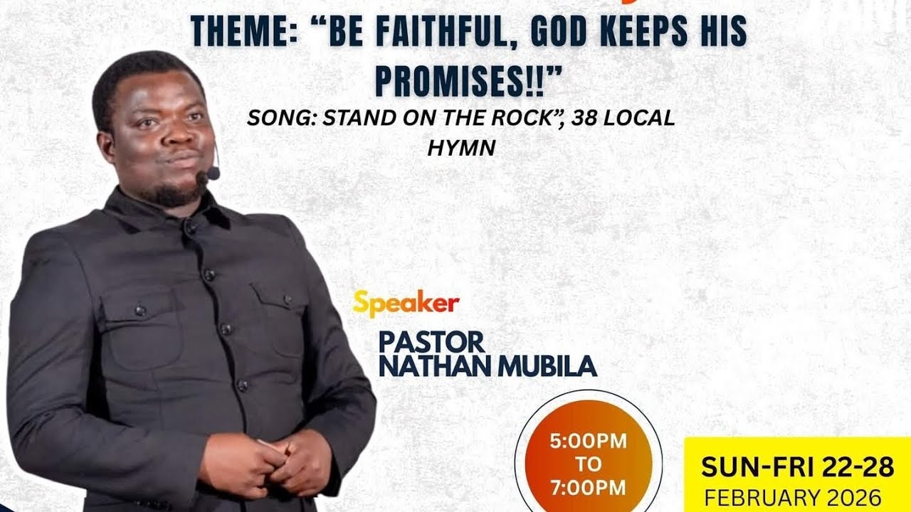 Pastor N. Mubila - The Cure For Financial Anxiety 