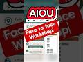 AIOU New updates | Face To Face Workshops 2026 | Assignment Tentative Schedule 2026