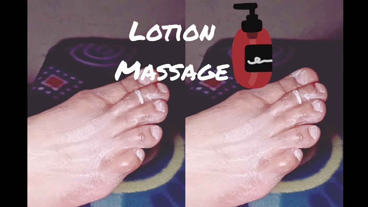 Lotion Massage| Asmr Lotion Sounds| Foot Massage Asmr 