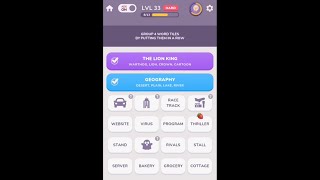 Word Jam - Association Puzzle - Levels 31-35 screenshot 4