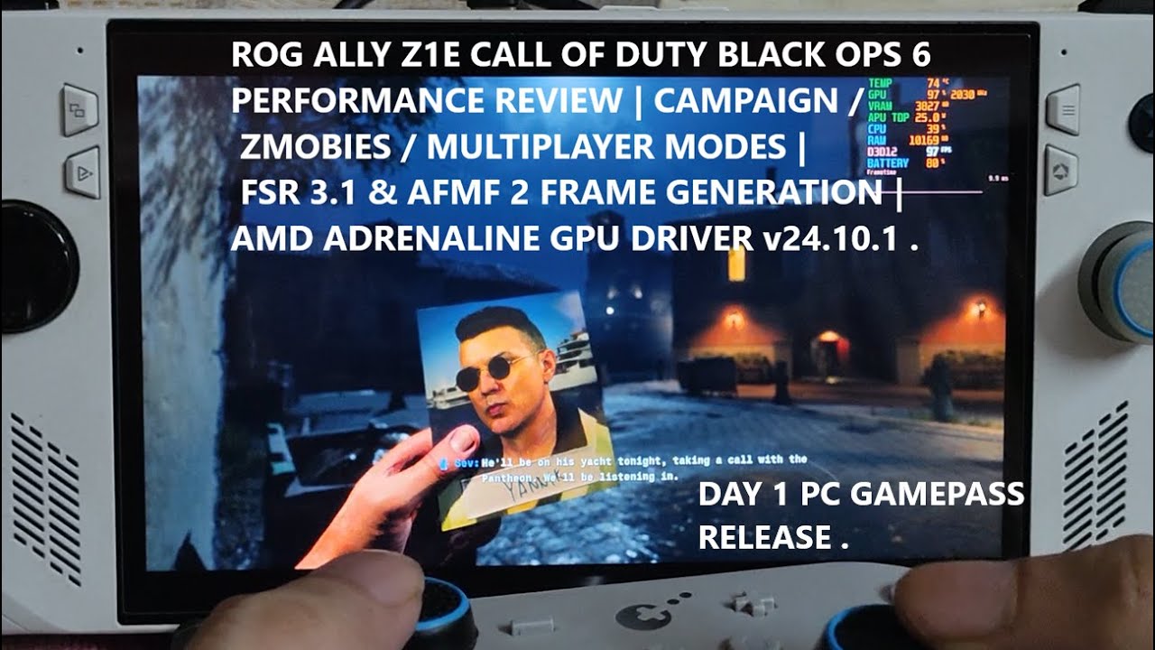 Ally Cod Comp Rog Ally Call of Duty Black Ops 6 Performance Review | FSR 3.1 & AFMF 2 ...