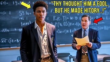 Math Professor Wrote Wrong Equation on the Board to Test a Black Boy—But He Was a Math Genius