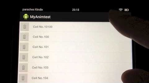 Android ListView PullToRefresh Animation