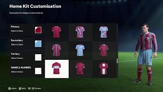 EA SPORTS FC 24 MANAGER CAREER ALL KIT OPTIONS IN CREATE A CLUB