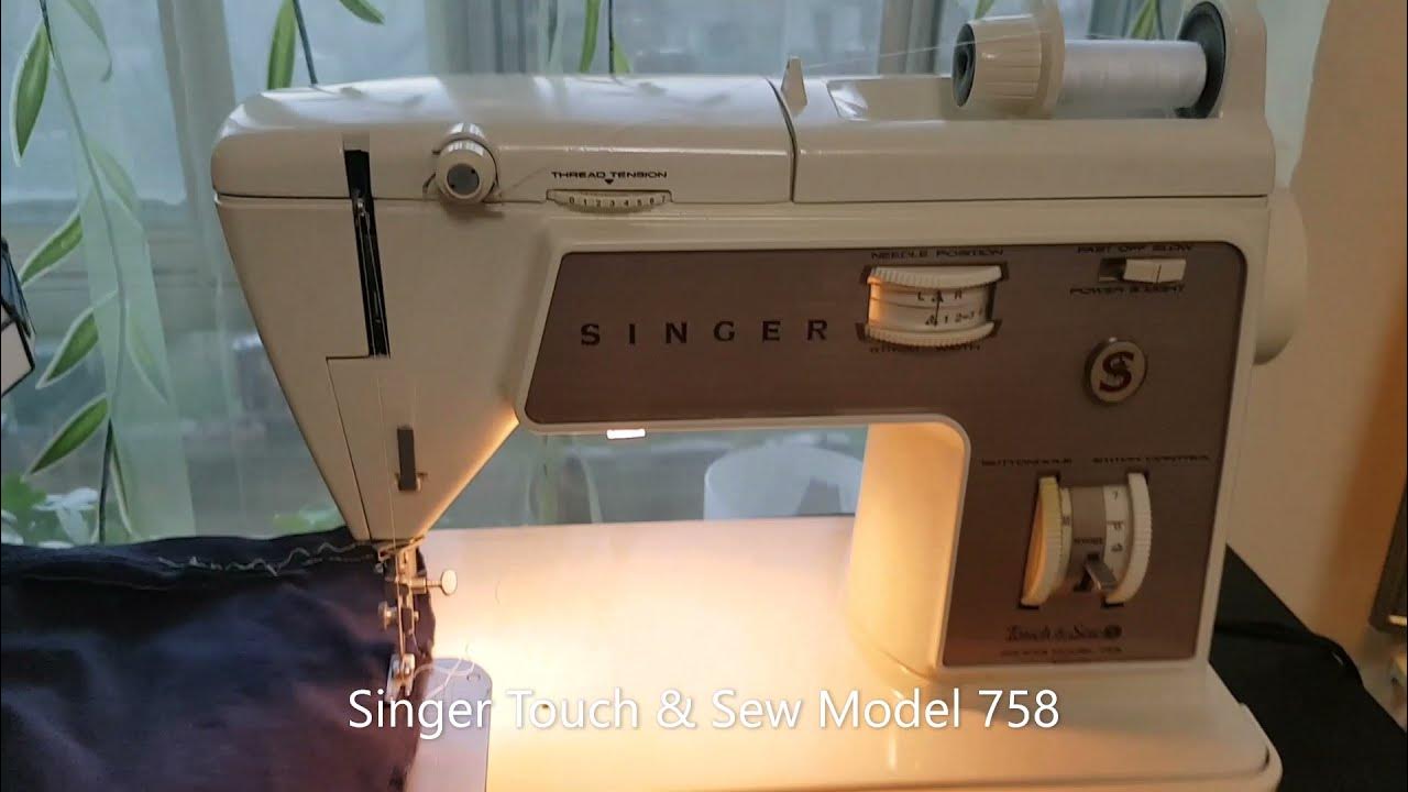 Singer Touch & Sew Model 758 - YouTube