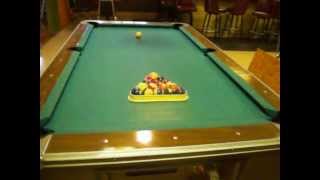 Coin Op full size slate Pool Table for sale