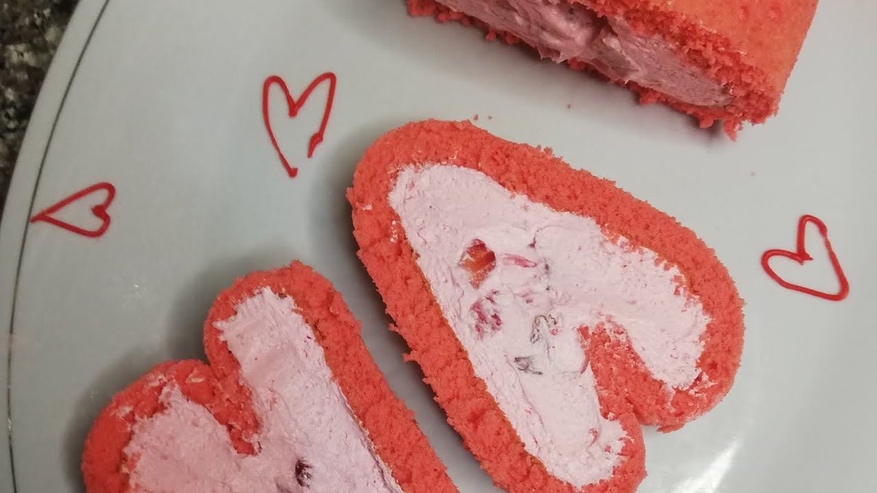 KALPLİ KALP RULO PASTA YAPIYORUZ ❤️❤️❤️