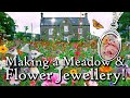 Making a wildflower meadow from start to finish & Crafting inspired flower jewellery from our finds!
