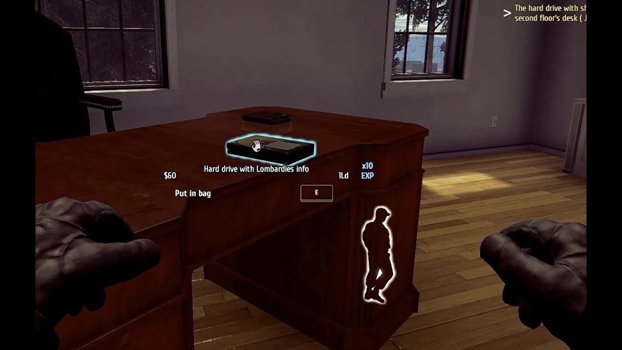 Thief Simulator Steal Hard Drive From 303 And Hack Hard Drive At Hideout