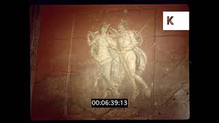 1960s Pompeii, Wall Paintings, Reliefs and Sculptures, Ruins, 35mm