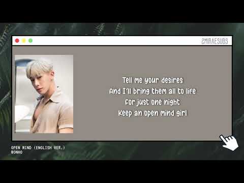 WONHO (원호) - Open Mind English Version [Lyrics]