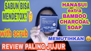 HANASUI BAMBOO CHARCOAL SOAP 60GR ORIGINAL BPOM - SABUN ARANG HANASUI