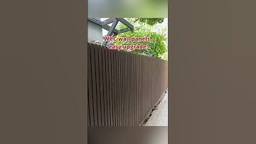 WPC wall panels, easy upgrade!#wpcwallpanel #wpccladding #wallpanelwpc #walldecoration #WallDecor
