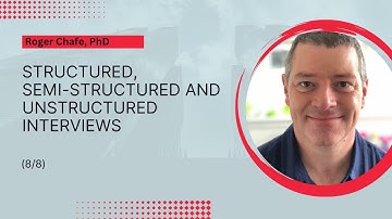 Structured, Semi-Structured and Unstructured Interviews