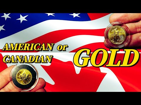 American Gold Eagle Or Canadian Gold Maple Leaf
