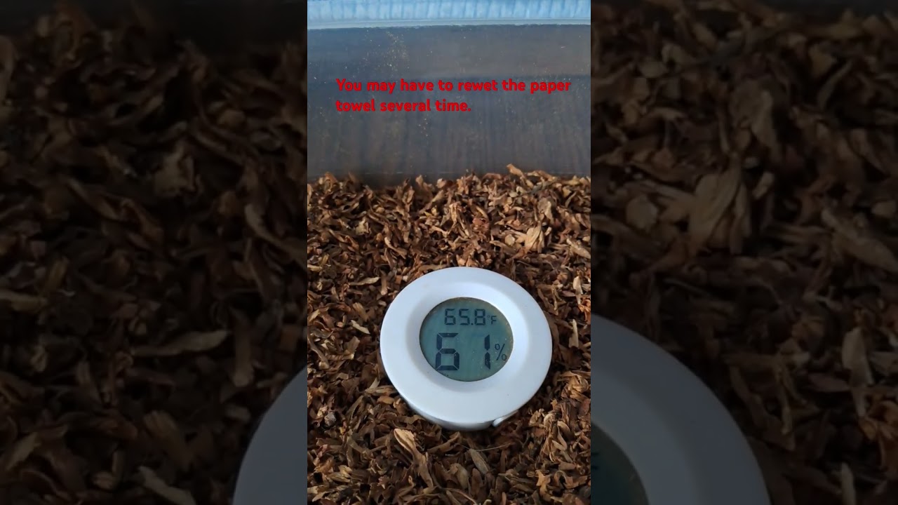 Rehydrate dry tobacco to RYO cigarette's! See how to screen the tobacco  crumbs before doing this 