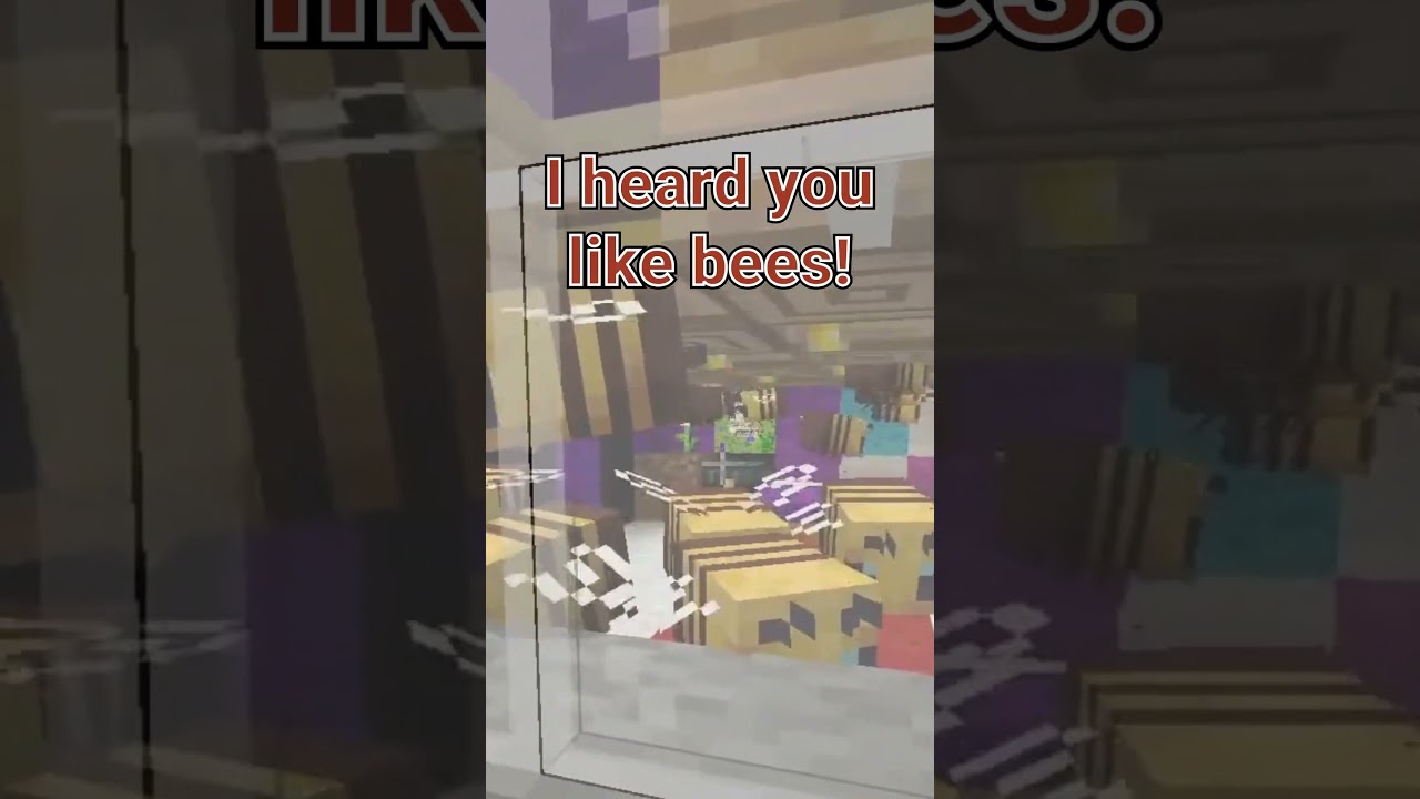 Unleash the beeeeees  #josuijishinri #holostars #tempus  #minecraft #mcserver #bees