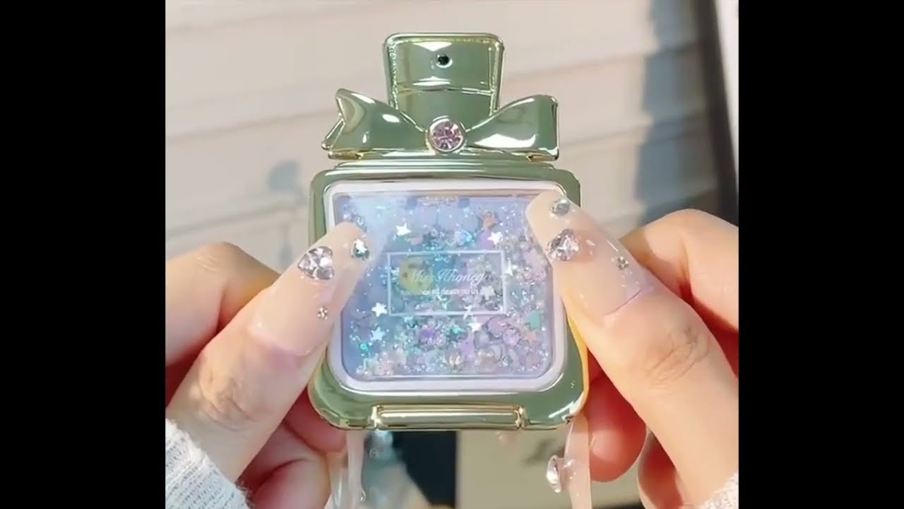 Perfume Bottle Glitter Plated iPhone Case